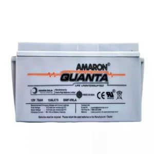 Amaron Quanta 12AL075 12 V 75 Ah SMF VRLA Battery