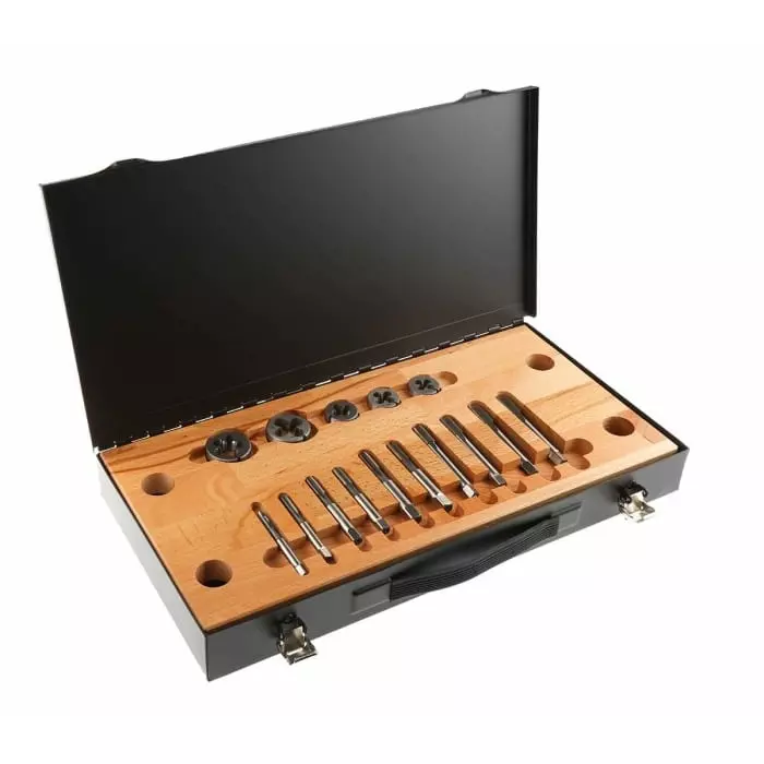 RS PRO 14 Piece HSS Thread Tap & Die Set Model No 3007464
