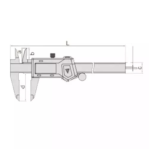 Insize Stainless Steel Basic Type Digital Caliper (1112 Series) - Image 2