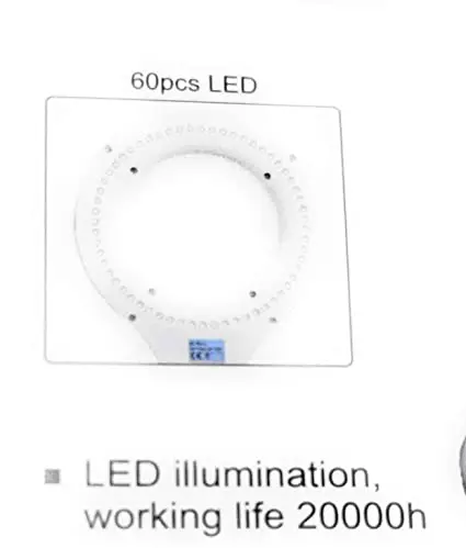Insize 7516-5D Table Magnifier with illumination 2.25X - Image 3