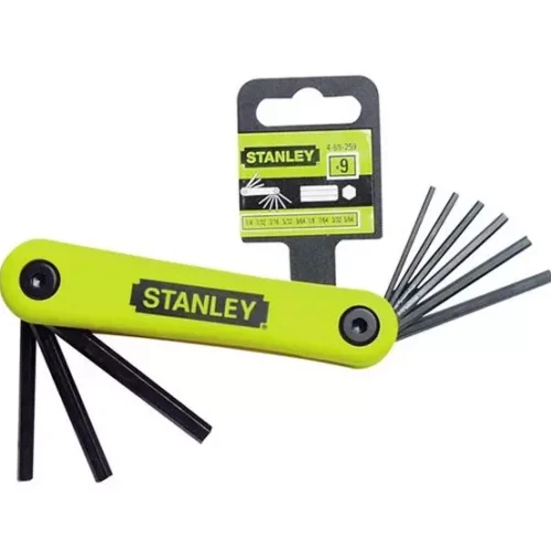 STANLEY Allen Standard Key Set, 69-259-22 (Set of 9)