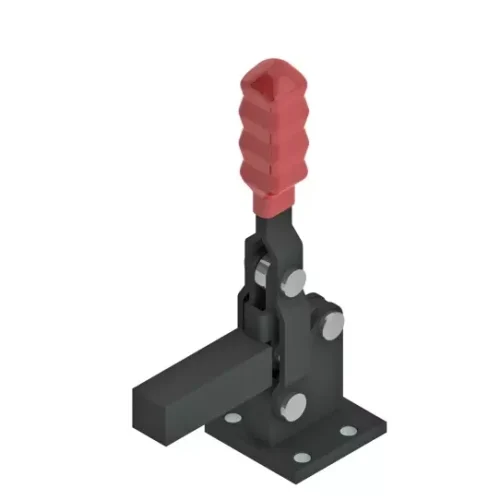 STEEL-SMITH Vertical Hold Down Action T-Handle Clamps With Flanged Base 180° VTC-528-SB-FM