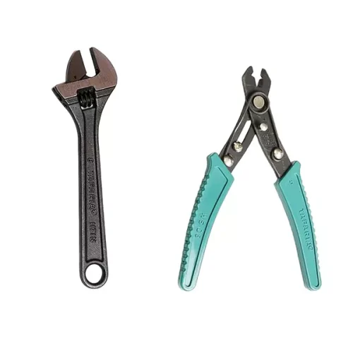 Taparia 1171-8Pf Adjustable Spanners Ws06 Wire Stripper, TK 003 (Set of 2 Pcs)