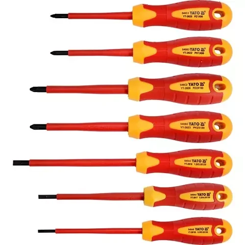 Yato YT-2828 Insulated Screwdriver 7 Pieces set Screw driver Set for Home